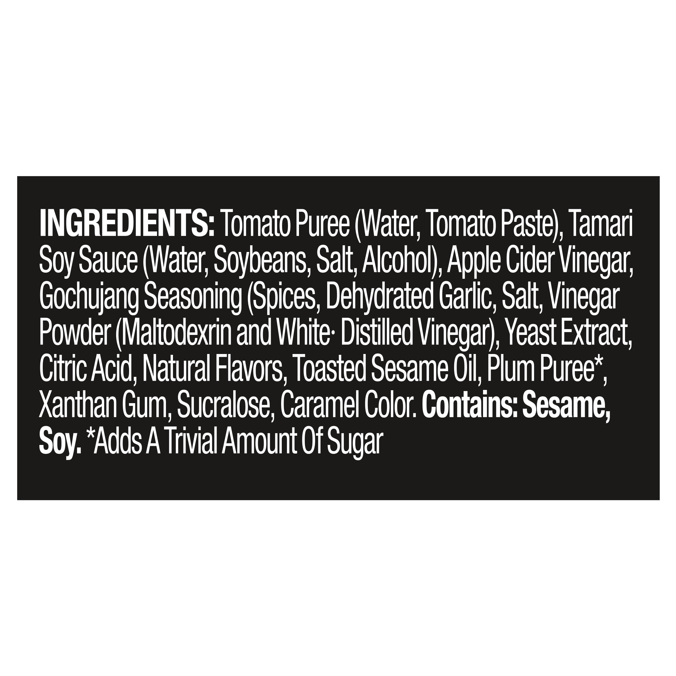 G Hughes Zero Sugar Korean BBQ Sauce, 13 oz