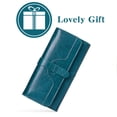 thumbnail image 7 of Beltzy Wallets for Women Leather with RFID Blocking Trifold Credit Card Holder with ID Window Zipper Coin Pocket Wallets for Women, 7 of 7