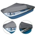 thumbnail image 4 of Pedal Boat Cover Waterproof Heavy Duty Boat Cover Replacement for 3 to 5 Person 420D Dustproof-Grey, 4 of 6