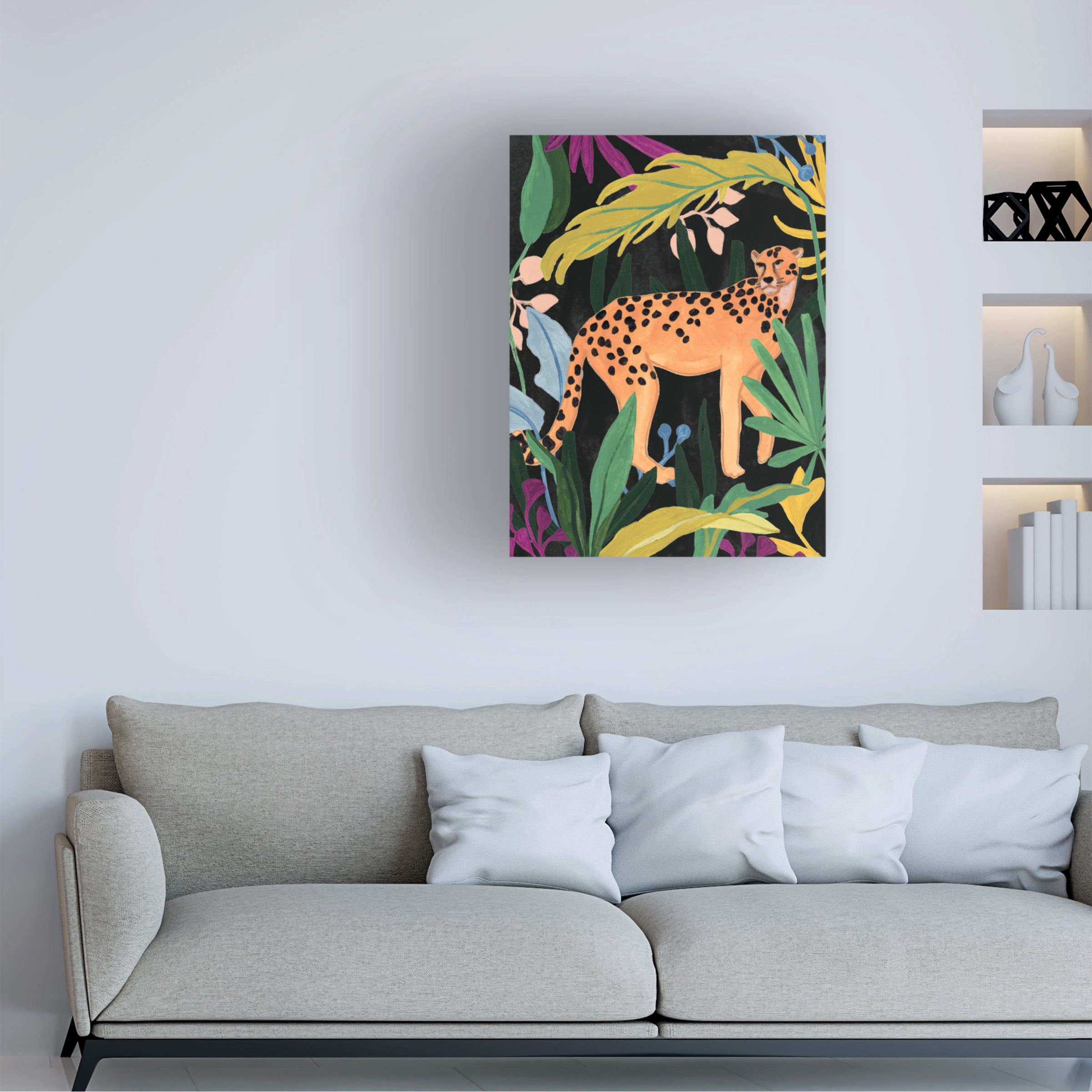 June Erica Vess 'Cheetah Kingdom IV' Canvas Art