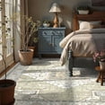 thumbnail image 5 of Washable Area Rug for Living Room, 8'x10' Vintage Boho Non-Slip indoor Rug, Soft Low Pile & Stain Resistant Carpet for Bedroom, Dining Room, Home office, 5 of 8