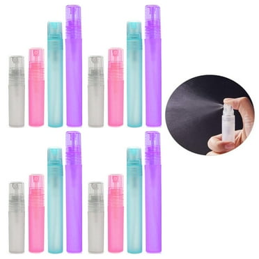 16 Pc Travel Portable Refillable Perfume Atomizer Spray Bottles Fragrance Empty