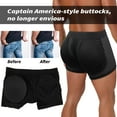 thumbnail image 4 of ANYFIT WEAR Mens Padded Butt Lifter Boxer Briefs Breathable Mesh Underwear Hip Enhancer Underpants, 4 of 6