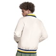 thumbnail image 2 of Men's Starter White Seattle Mariners The Captain Cooperstown Logo Full-Zip Varsity Jacket, 2 of 3