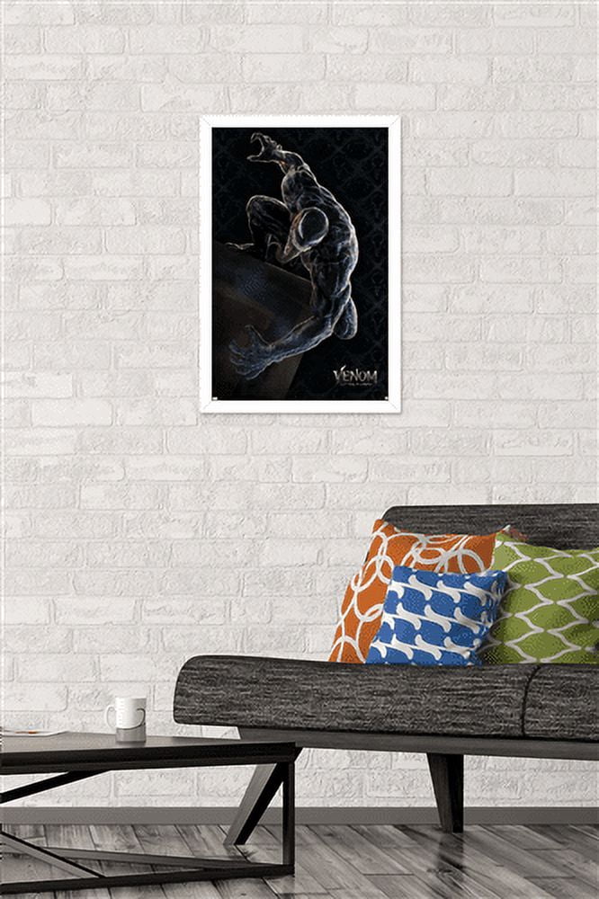 Marvel Venom: Let There be Carnage - Roof Wall Poster, 14.725" x 22.375", Framed
