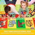 thumbnail image 6 of 78.7"×118" ABC Kids Rug, Alphabet Animal Number Shape Baby Play Mat, Non Slip Early Learning Educational Carpet for Playroom, Classroom, Preschool and Game Area, 6 of 6