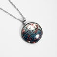 thumbnail image 4 of Tree Stunning Circular Glass Pendant Necklace for Women - Elegant Womens Necklaces, Necklace, 4 of 5