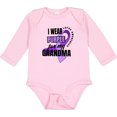 thumbnail image 3 of Inktastic I Wear Purple for My Grandma Lupus Awareness Boys or Girls Long Sleeve Baby Bodysuit, 3 of 5