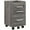 Grey, variant on HOMCOM Vertical Filing Cabinet Mobile File Cabinet with Lockable Drawer