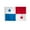 Panama 2x3 ft Flag-Nylon, variant on AGAS 12" x 18" Mini Panama Flag Heavyweight Nylon Brass Grommets Double Stitched Edges Fade Resistant & Vivid Color Panamanian Boat Flag Panama Nautical Flag