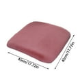 thumbnail image 4 of MagicXflow Car Front Seat Cushion, Soft Warm Faux Fur Winter Auto Seat Cover, Fluffy Plush Vehicle Seat Protector Pad with Non-Slip Backing, Car Accessories for Office Chair ( 45*45cm),1PC, 4 of 6