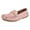 Pink, variant on LIBERTYZENO Womens Leather Flat Loafers Casual Driving Walking Shoes, Pink