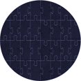 thumbnail image 1 of Ahgly Company Tapis de Zone Ronds d'Intérieur Lavables à la Machine, Transitionnels, Noir Nuit, 8 Pieds Rond, 1 of 7