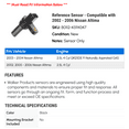 thumbnail image 2 of Reference Sensor - Compatible with 2002 - 2006 Nissan Altima 2003 2004 2005, 2 of 2