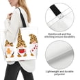 thumbnail image 3 of Balery Christmas Gnomes In Leopard Bolsa Tote Estilo Estético con Cremalleras, Bolsa de Hombro, Bolsa de Compras Grande y Plegable, 3 of 8