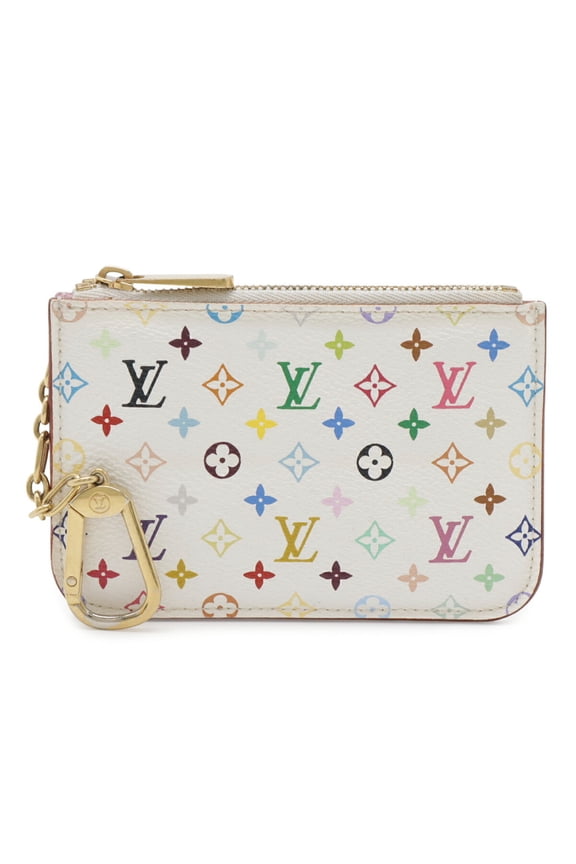 Pre-Owned LOUIS VUITTON Louis Vuitton Monogram Multicolor Pochette Cle Wallet/Coin Purse Coin...
