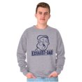 thumbnail image 3 of Funny Popeye Exhausted Dad Joke Men's Crewneck Sweatshirt Brisco Brands S, 3 of 6