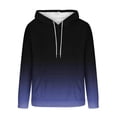 thumbnail image 4 of Tauxra Hooded Sweatshirt Men, Long Sleeve Flannel Shirt with Pocket and Drawstring, Men's Printed Hooded Sweatshirt, 4 of 5