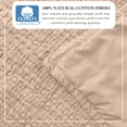 thumbnail image 4 of Honeycomb Waffle Garment Washed 3-Piece Cotton Quilt Set, Full/Queen, Cappuccino, 4 of 7
