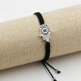 thumbnail image 3 of Letter R Hand of Fatima Bracelet Hamsa Hand Evil Eye Lucky Charm Protection Bracelets Valentines Gifts for Women Y3791-R, 3 of 7