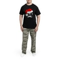 thumbnail image 5 of CafePress - Christmas Mustache Nerd Men's Dark Pajamas - Men's Dark Loose Fit Cotton Pajama Set, 5 of 7