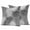 Charcoal, Gray, White, variant on 2 Pack Outdoor Waterproof Throw Pillow Covers,Deep Blue Sea Breeze Leaves Decorative Rectangle Pillow Case Patio Pillowcases for Chair Couch Sofa 20x12in