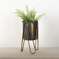 thumbnail image 1 of Support de Plante en Métal Couleur Or Antique, 1 of 1