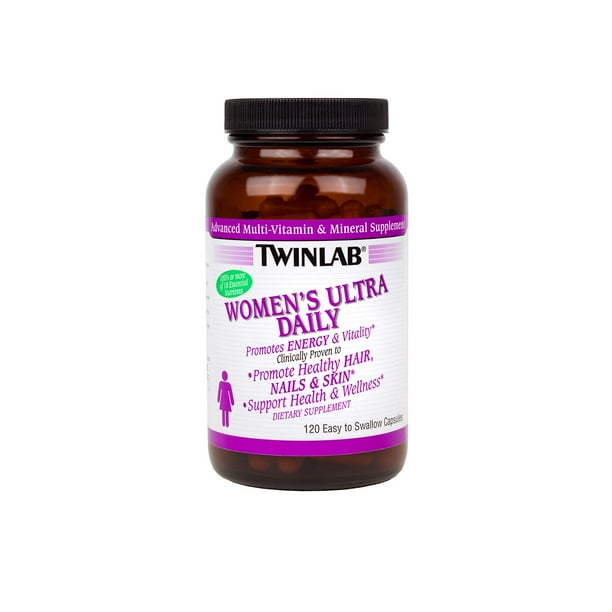 Twinlab Women's Ultra Daily Dietary Supplement Capsules, 120 Ct