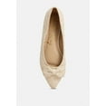 thumbnail image 4 of Cicely Jacquard Bow Embellished Ballet Flats, 4 of 11
