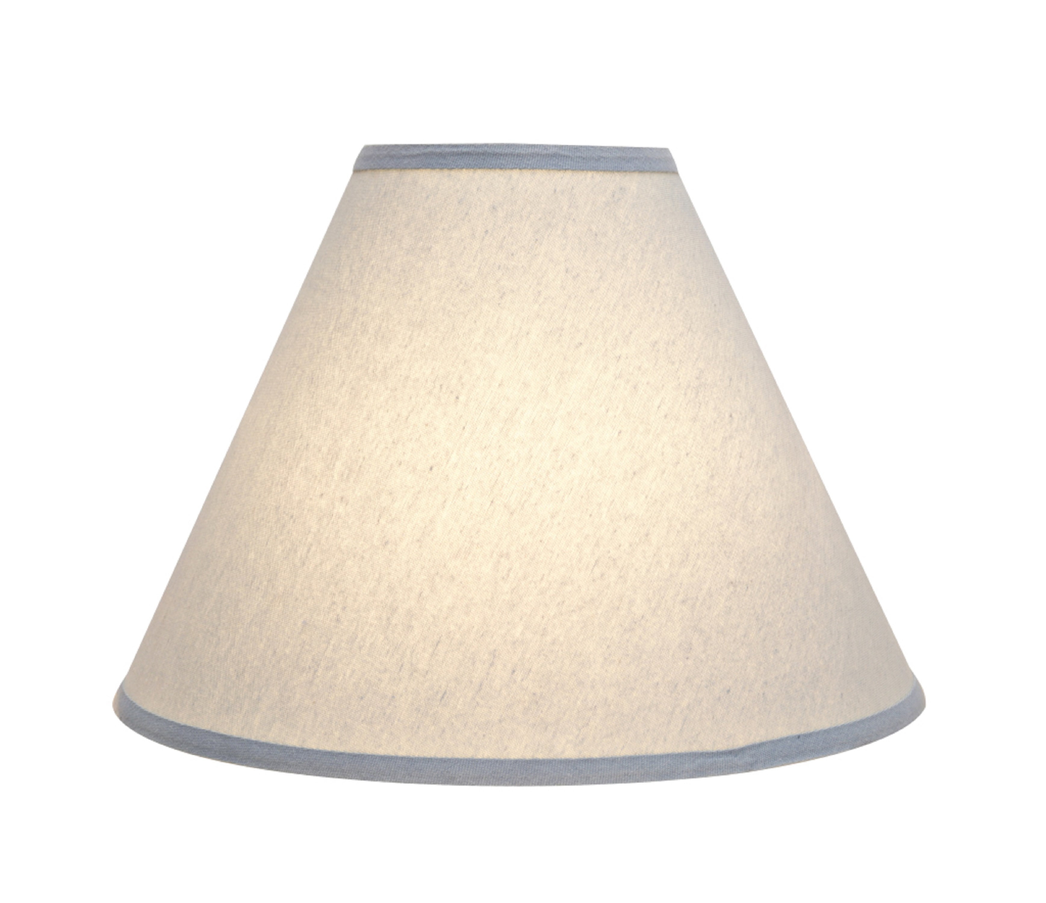 Aspen Creative 32267 Transitional Hardback Empire Shaped Spider Construction Lamp Shade in Light Blue, 16" wide (6" x 16" x 12")
