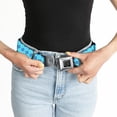 thumbnail image 6 of Buckle-Down Belt, Seatbelt Buckle Belt, Wallpaper Baby Blue Blue, Youth 22 to 32 Inches, 6 of 9