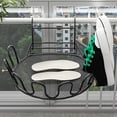 thumbnail image 5 of Balcony Shoe Drying Rack, Sturdy Iron Construction, Space Saving Hanging Design, Holds Up to 4 Pairs, Quick Water Drainage, Multi Purpose for Insoles, Prevents Moisture & Odor, 5 of 6