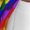 White, variant on Men's 2 in 1 Swim Trunks with Compression Liner Pride Rainbow Flag Quick Dry Beach Shorts