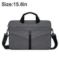 thumbnail image 2 of Bolso de hombro gris para computadora portátil, funda para computadora portátil, maletín portátil para tableta a prueba de agua Zhivalor  CPB-SSW2115-3, 2 of 5