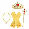 thumbnail image 2 of Set de Regalo de 5 Piezas, Princesa Incluye Corona con Varita Mágica - Accesorios de Vestir para Niñas para Carnaval, 2 of 5
