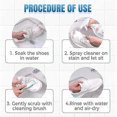thumbnail image 3 of Portable Quick White Shoe Cleaning Spray, 13.52oz Shoe Cleaner Sneakers, 3 of 3