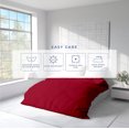 thumbnail image 4 of Kotton Culture 600 TC 100% Egyptian Cotton Duvet Cover (Burgundy, King, 1 Piece Duvet Cover Only), 4 of 4