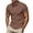 Brown, variant on hoksml Men's Polo Shirts Solid Color Collared Button T Shirt Casual Loose Pullover Top Fitness Running Sports Short Sleeved Summer Comfortable Breathable Tee Shirts