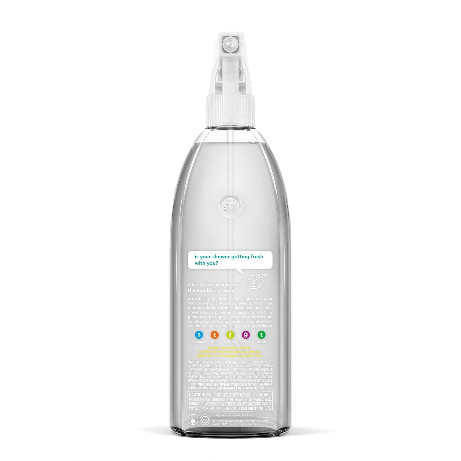 Method Daily Shower Cleaner Spray, Eucalyptus Mint, 828 ml