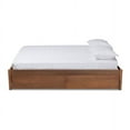 thumbnail image 4 of Baxton Studio Yara Modern and Contemporary Walnut Brown Finished Wood Full Size 4-Drawer Platform Storage Bed Frame, 4 of 7