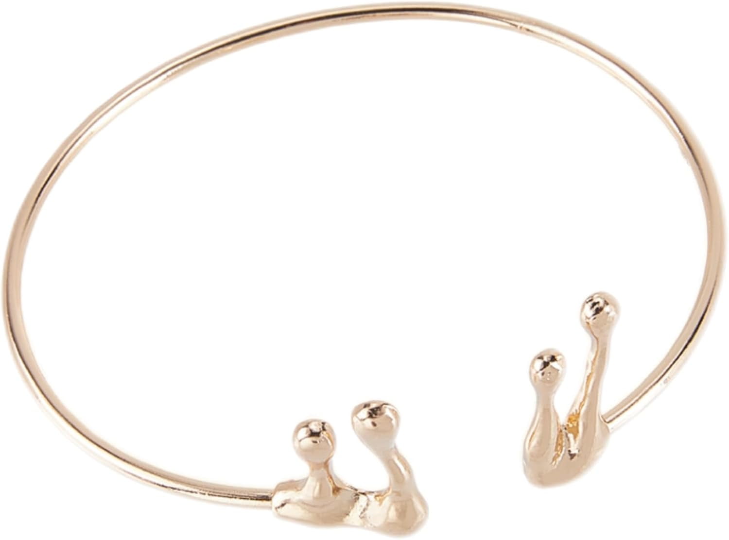 Yocoyee Upper Arm Bracelet Cuff - Adjustable Gold Swirl Leaf Bangle, Boho Armband Jewelry For Women & Girls, Zinc Alloy, No Gemstone