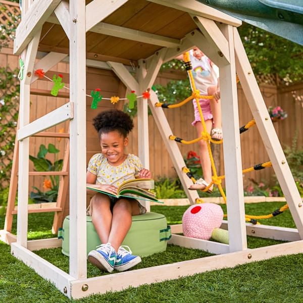 KidKraft Emerald Challenge Wooden Swing Set - Walmart.ca