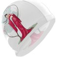 thumbnail image 1 of FYBTO Bonnet de Bain Femme Chinoise avec Ventilateur à Main Adulte FYBTO Polyester, 1 of 4