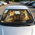thumbnail image 4 of EGNMCR Car Windshield Sunshade Foldable Sunshade For Sun Protection And Heat Insulation Polyester S unshade, 4 of 5