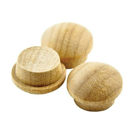 

3110405 0.37 in. Mushroom Head Oak Button