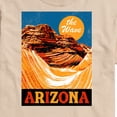 thumbnail image 2 of Instant Message - The Wave Arizona - Men's Short Sleeve Graphic T-Shirt, 2 of 6