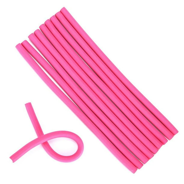 ELENXS 10Pcs Spiral Twist Hair Curlers DIY Styling Flexible Curler Curling Rods Hairdressing
