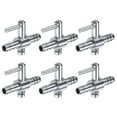 thumbnail image 1 of Uxcell 6PCS Válvula de Aire para Acuario, 1/5" ID Plata Brillante Válvula de Control de Flujo de Aire para Pecera de Cobre con Niquelado, 1 of 5