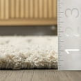 thumbnail image 2 of Riley Textured Shag Area Rug, 9' x 12', Ceagan Cream, 2 of 5