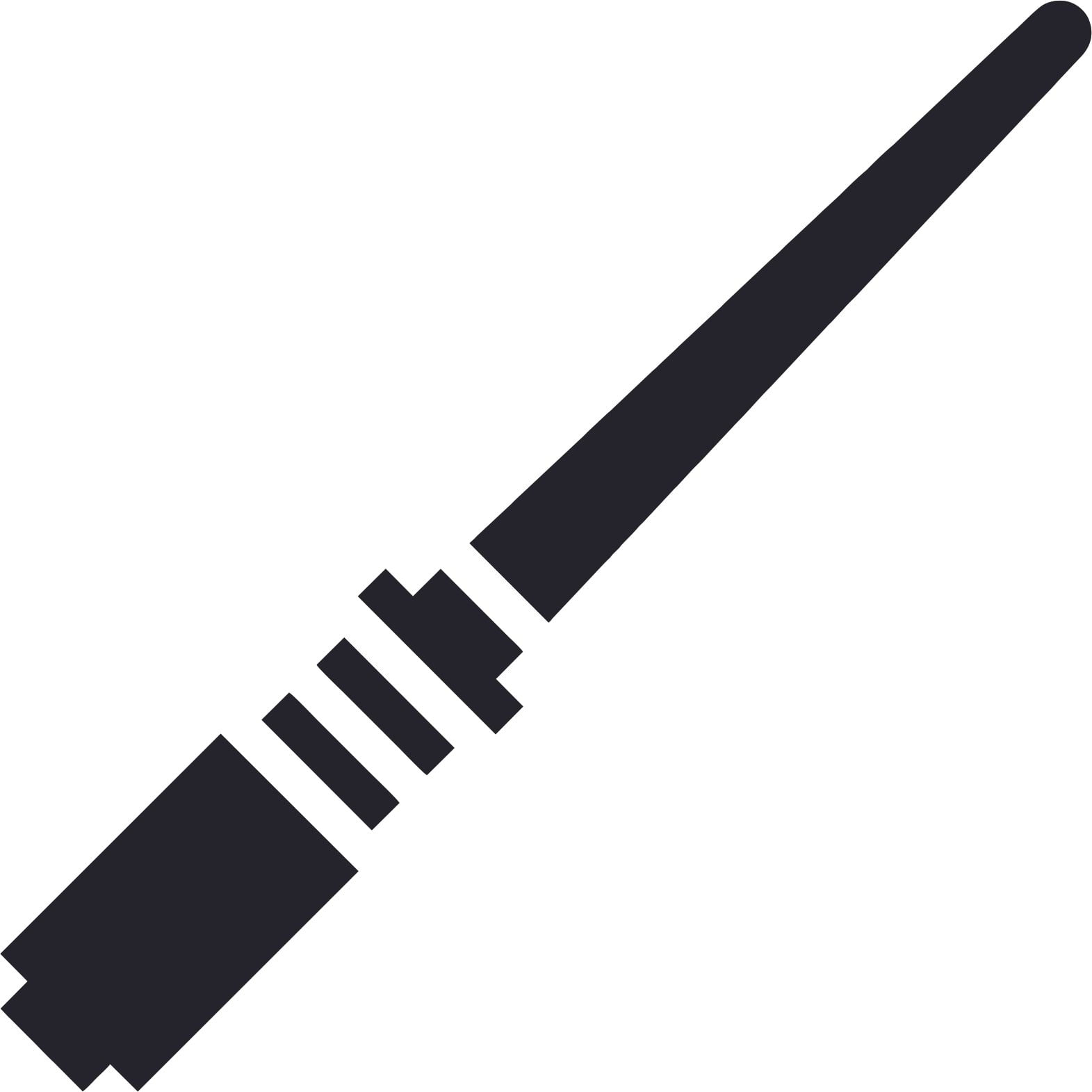 Lightsaber Star Wars Cartoon Character Wall Art Vinyl Sticker Design